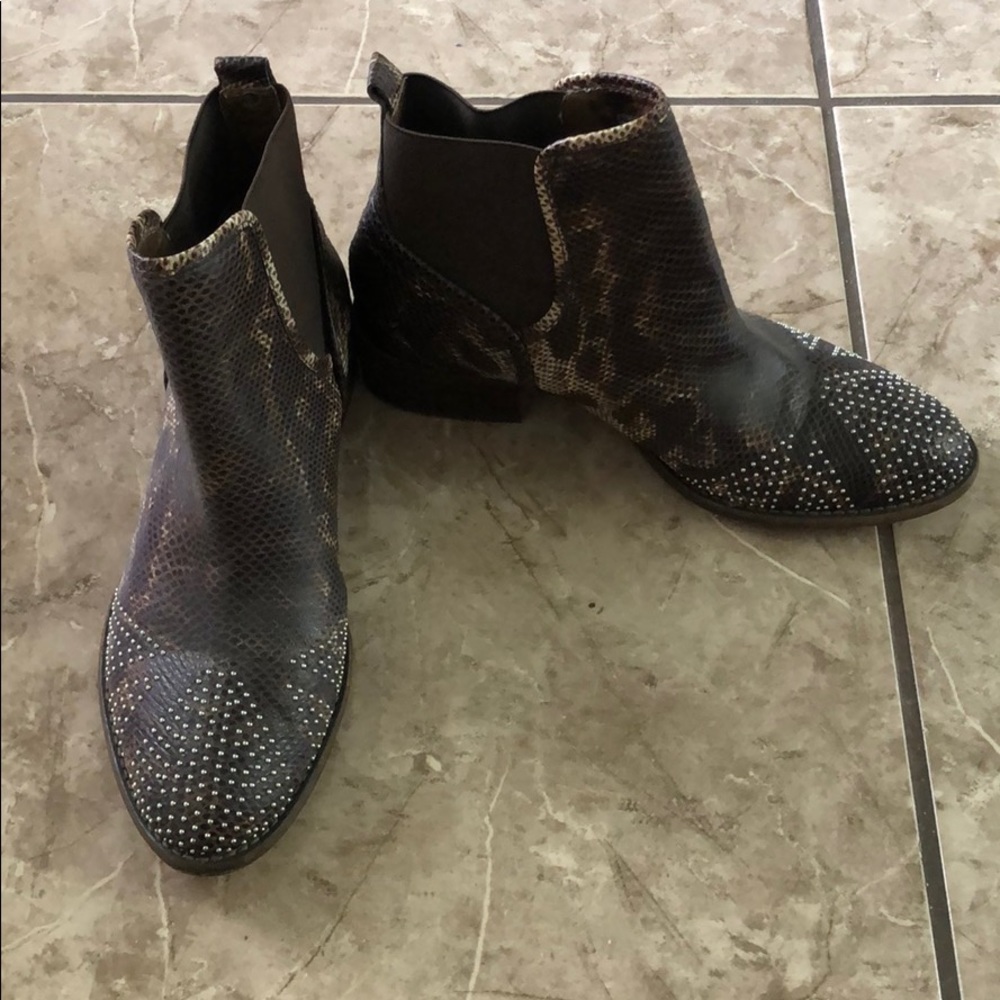 Brown Leather booties